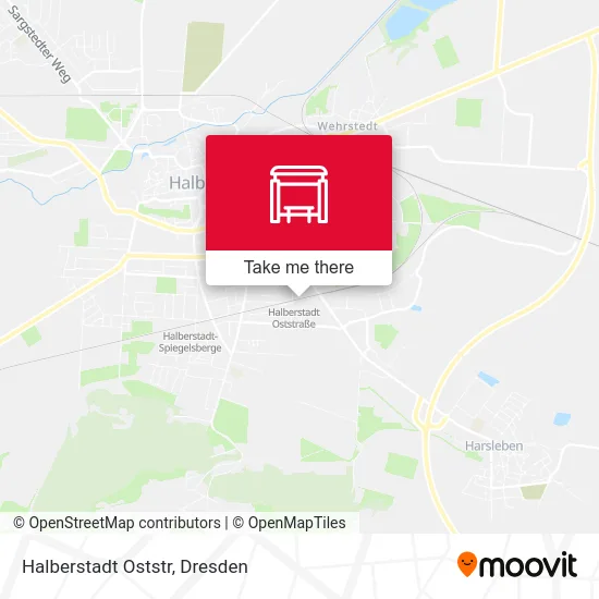 Карта Halberstadt Oststr