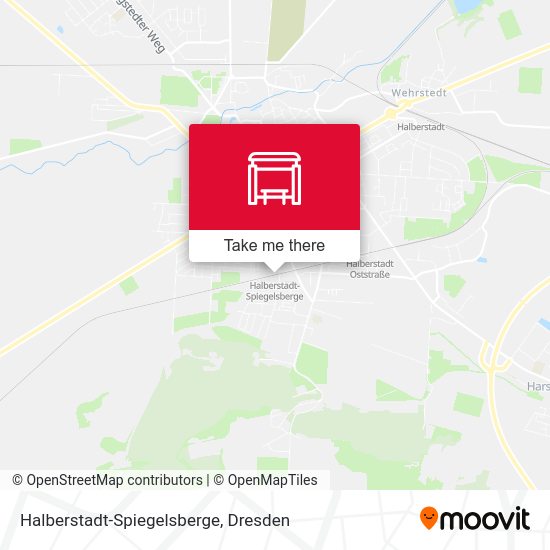 Карта Halberstadt-Spiegelsberge