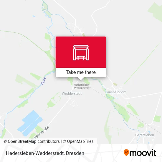 Карта Hedersleben-Wedderstedt