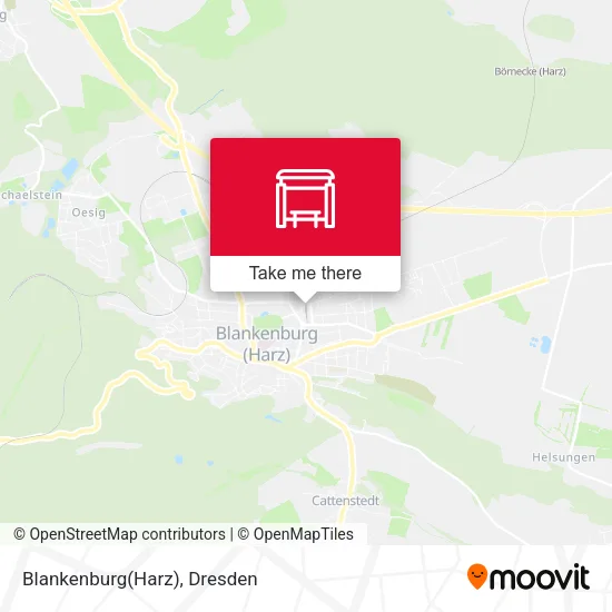 Карта Blankenburg(Harz)