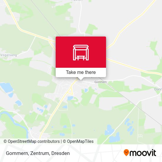 Карта Gommern, Zentrum