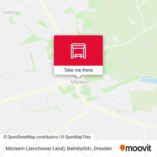 Карта Möckern (Jerichower Land), Bahnhofstr.