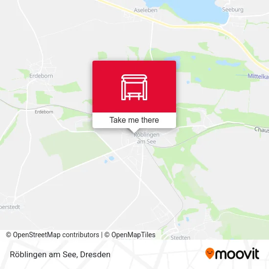 Карта Röblingen am See