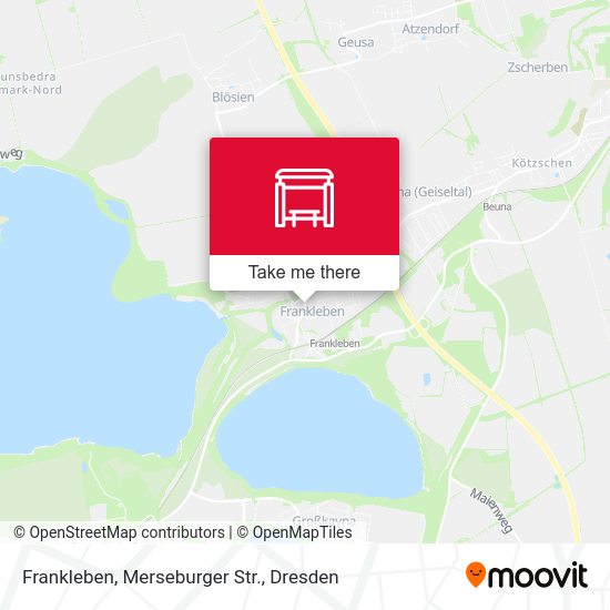 Карта Frankleben, Merseburger Str.