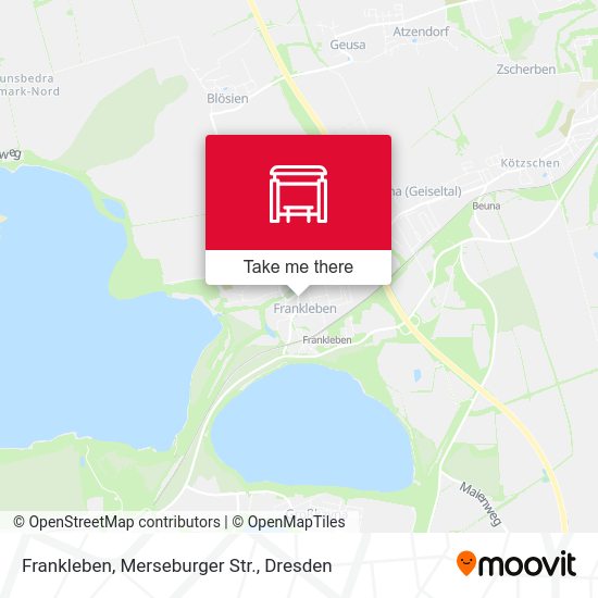Карта Frankleben, Merseburger Str.