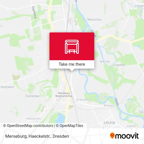 Карта Merseburg, Haeckelstr.