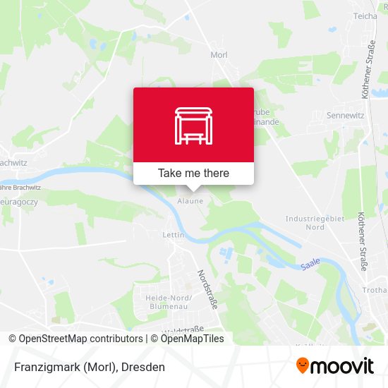 Карта Franzigmark (Morl)