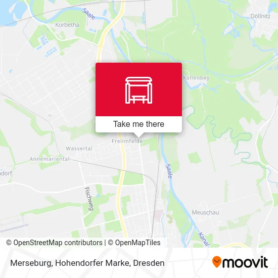 Карта Merseburg, Hohendorfer Marke