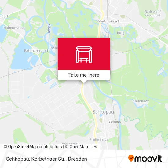 Карта Schkopau, Korbethaer Str.