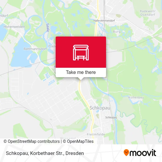 Карта Schkopau, Korbethaer Str.