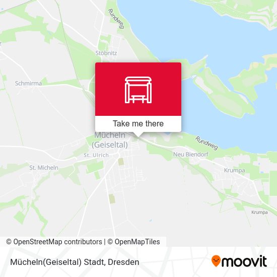 Карта Mücheln(Geiseltal) Stadt