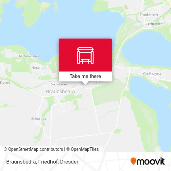 Карта Braunsbedra, Friedhof