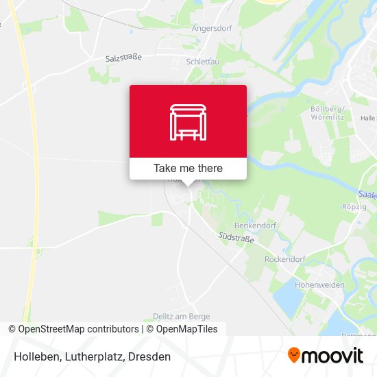 Карта Holleben, Lutherplatz