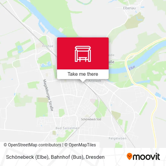 Карта Schönebeck (Elbe), Bahnhof (Bus)