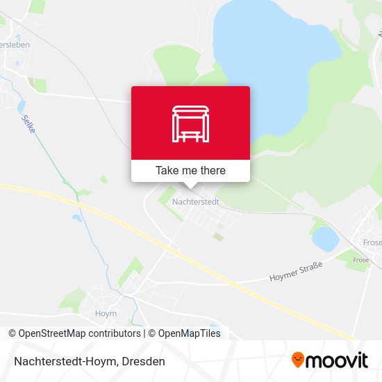 Карта Nachterstedt-Hoym