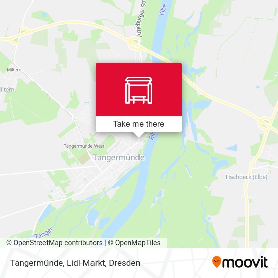 Карта Tangermünde, Lidl-Markt