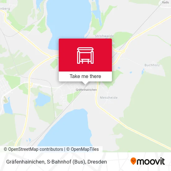 Карта Gräfenhainichen, S-Bahnhof (Bus)