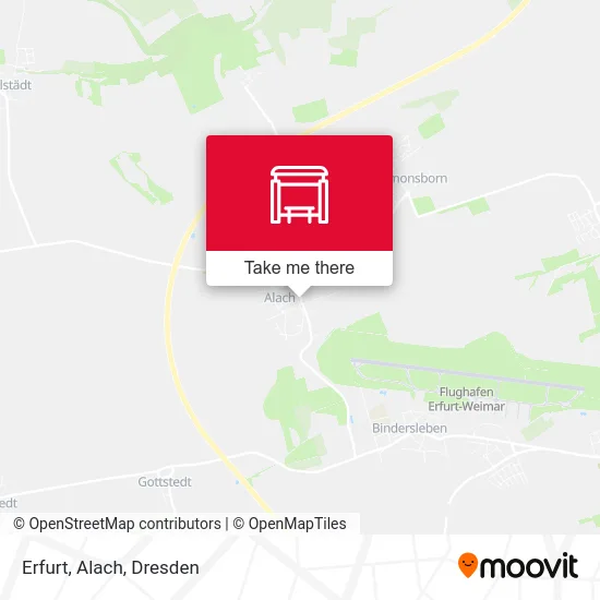 Карта Erfurt, Alach
