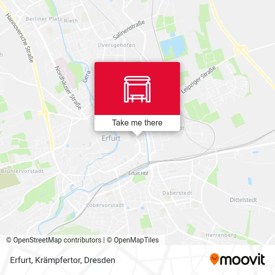 Карта Erfurt, Krämpfertor