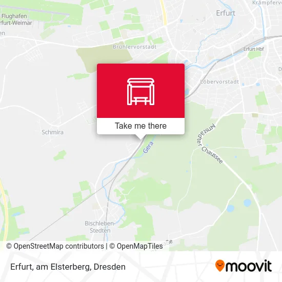 Карта Erfurt, am Elsterberg