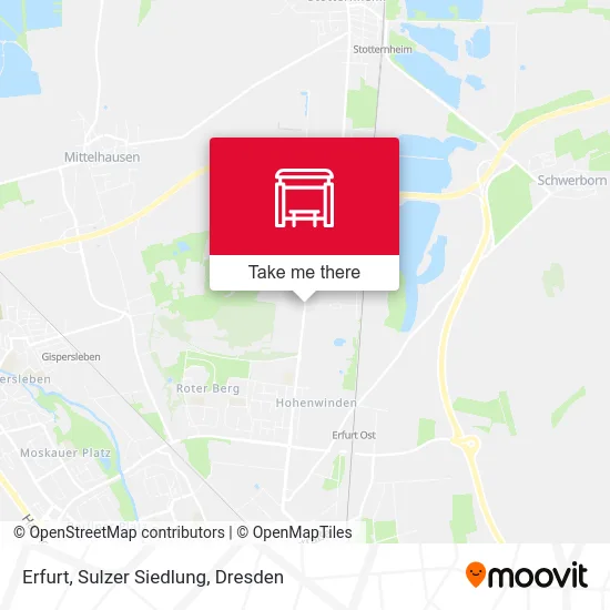 Карта Erfurt, Sulzer Siedlung