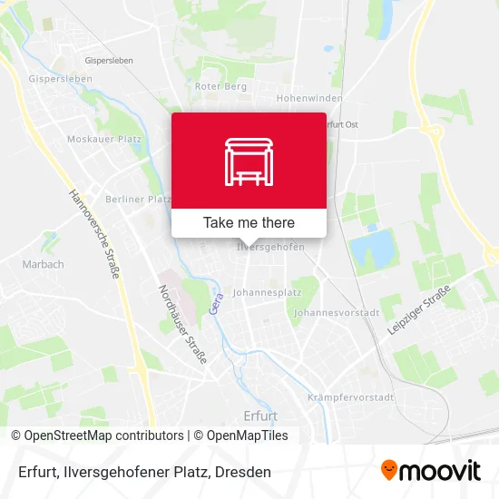 Erfurt, Ilversgehofener Platz map