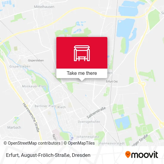 Карта Erfurt, August-Frölich-Straße