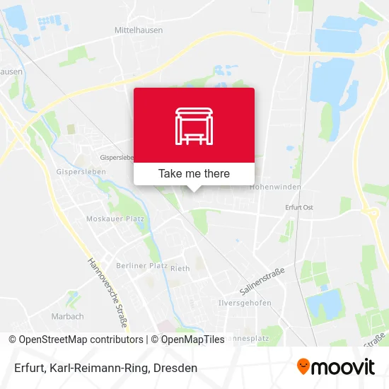Карта Erfurt, Karl-Reimann-Ring