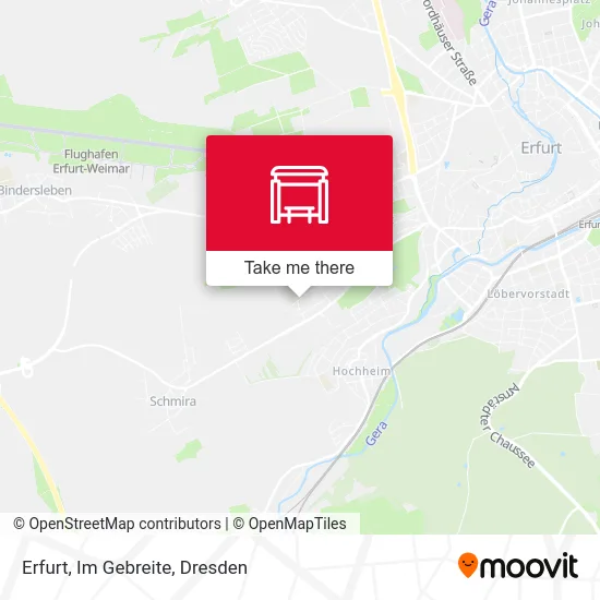 Карта Erfurt, Im Gebreite