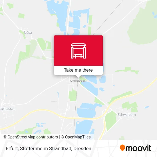 Карта Erfurt, Stotternheim Strandbad