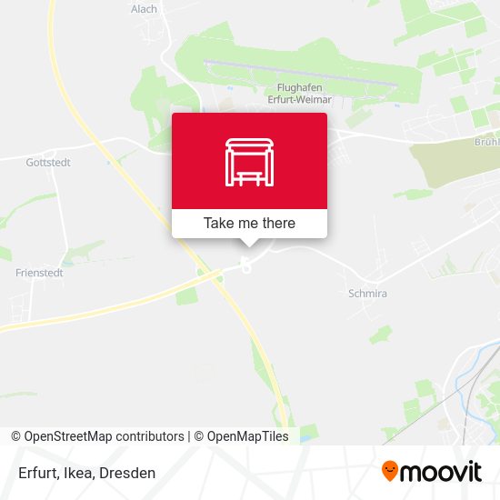 Карта Erfurt, Ikea