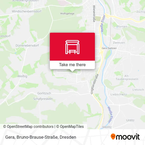 Карта Gera, Bruno-Brause-Straße