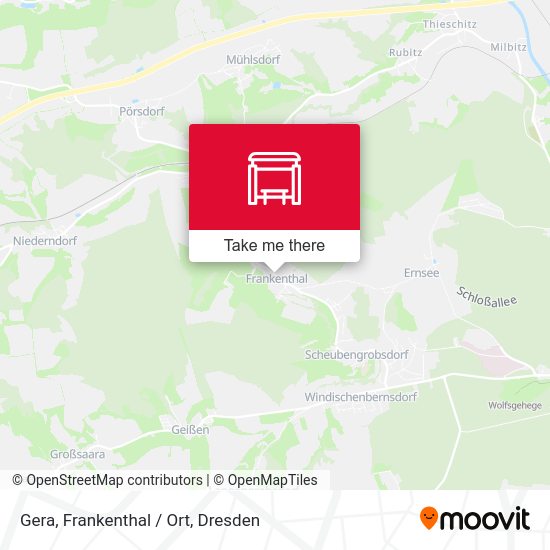 Карта Gera, Frankenthal / Ort