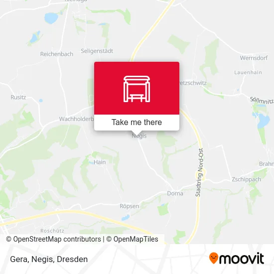 Карта Gera, Negis