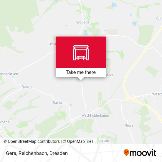 Карта Gera, Reichenbach