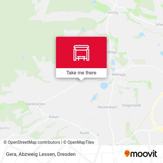 Карта Gera, Abzweig Lessen