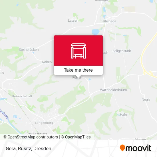 Карта Gera, Rusitz