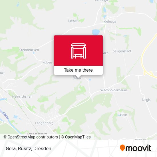 Карта Gera, Rusitz
