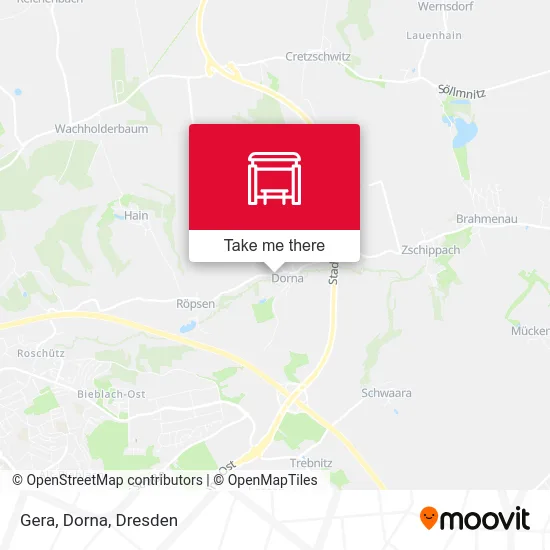 Карта Gera, Dorna