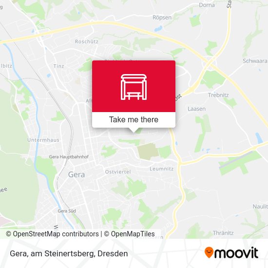 Карта Gera, am Steinertsberg