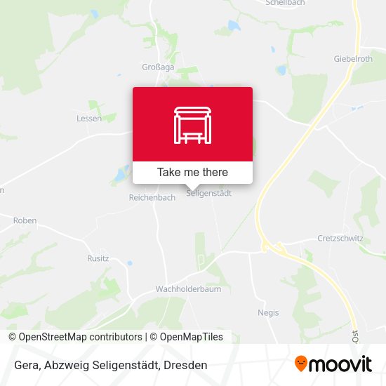 Карта Gera, Abzweig Seligenstädt