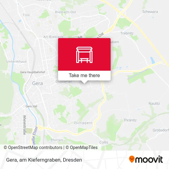 Карта Gera, am Kieferngraben