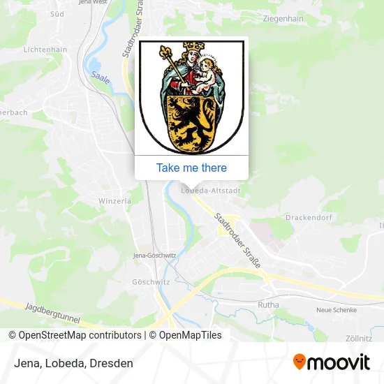 Карта Jena, Lobeda