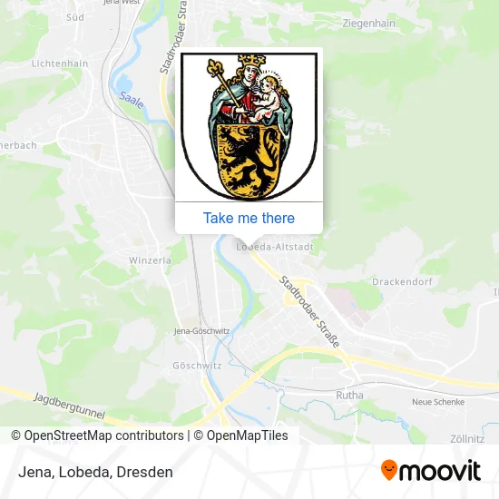 Карта Jena, Lobeda