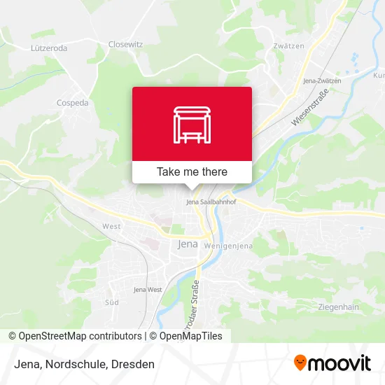 Карта Jena, Nordschule