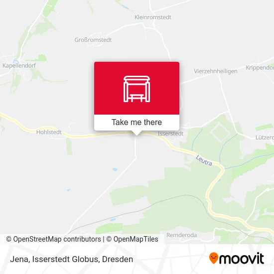 Карта Jena, Isserstedt Globus