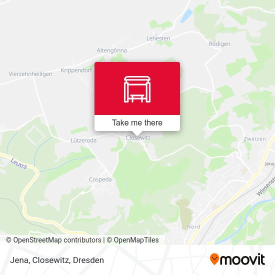 Карта Jena, Closewitz