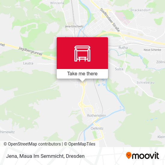 Карта Jena, Maua Im Semmicht