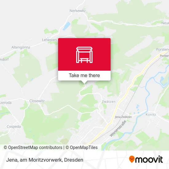 Карта Jena, am Moritzvorwerk