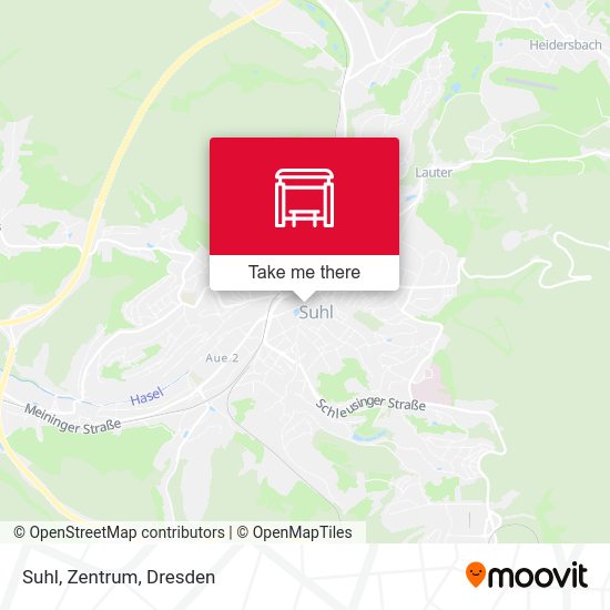 Карта Suhl, Zentrum